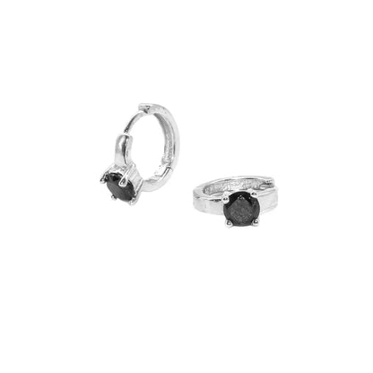 S925 Sterling Silver Zircon Ear Cuff Earrings - Unisex Trendy Non-Pierced Ear Clip