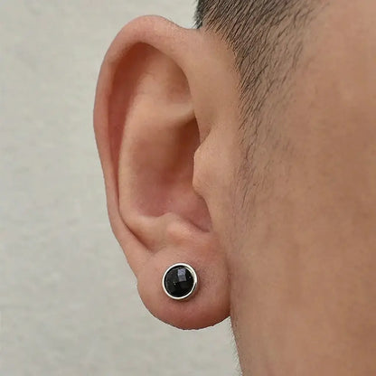 Trend universal earrings for men and women, silver 925 sample, simple and elegant design