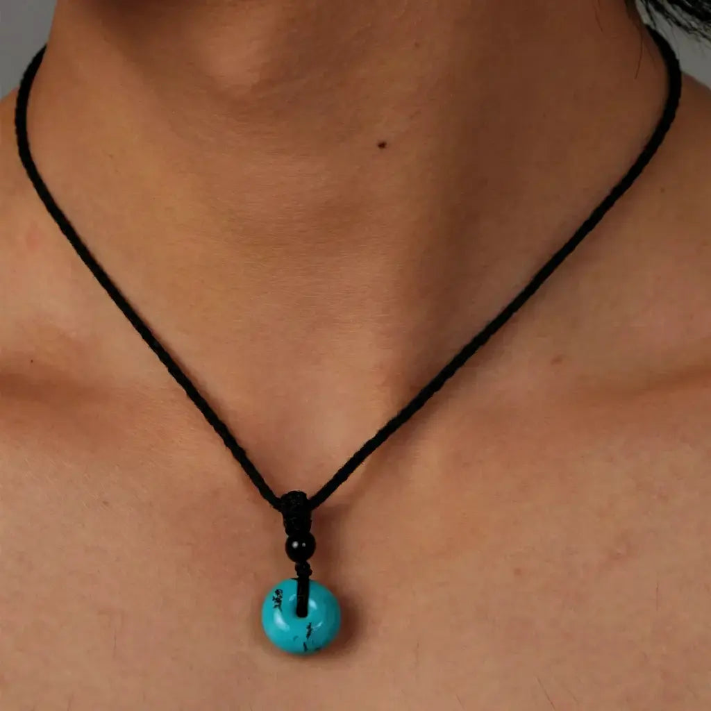 Genuine woven turquoise retro ethnic pendant handmade, chain for key bag , ethnic style, Chinese style