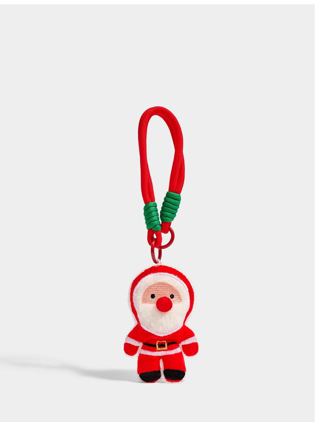 Charming Plush Santa & Friends Keychain Bag Charm - Festive Christmas Gift