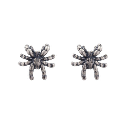 Retro trend earrings for men and women, silver 925 sample