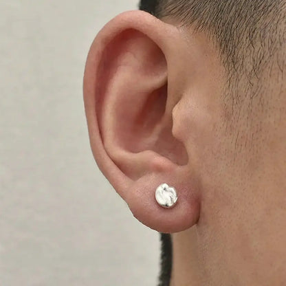 S925 Sterling Silver Minimalist Stud Earrings: Elegant Light Luxury Design for All