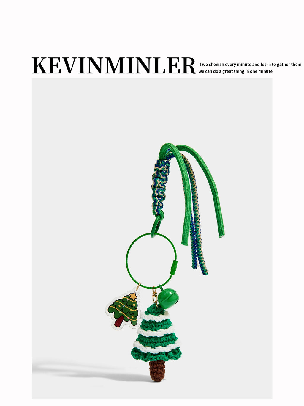 Charming Embroidered Christmas Tree Plush Keychain Pendant - Ideal Birthday Gift