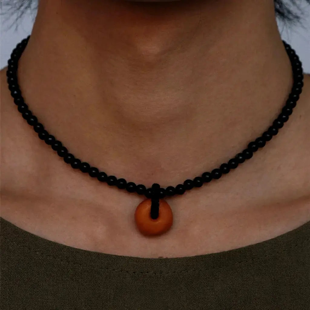 Genuine pendant wax agate for men and women for beloved, Chinese style, high-quality style