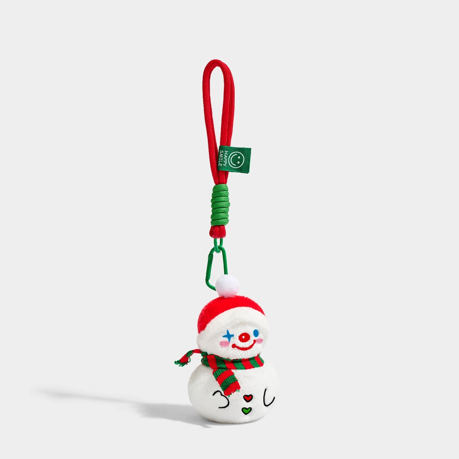 Charming KEVINMINLER Plush Snowman Keychain Bag Pendant - Festive Birthday Gift