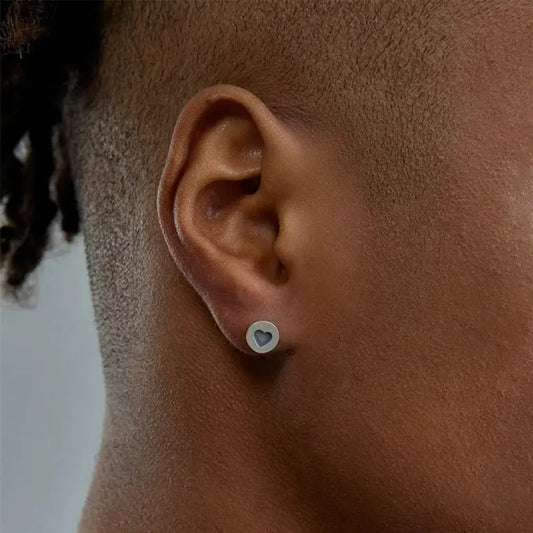 Retro trend universal earrings for beloved for men and women, silver 925 sample