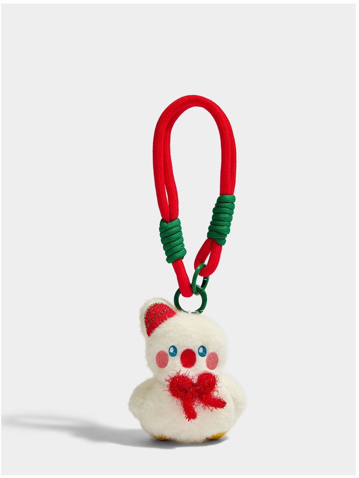Charming Plush Santa & Friends Keychain Bag Charm - Festive Christmas Gift