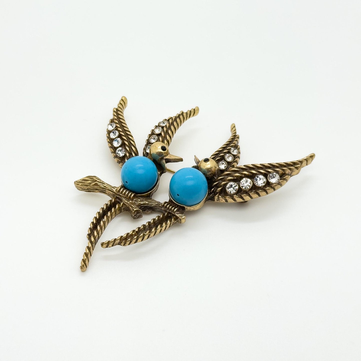 Vintage Art Deco Bird Brooch
