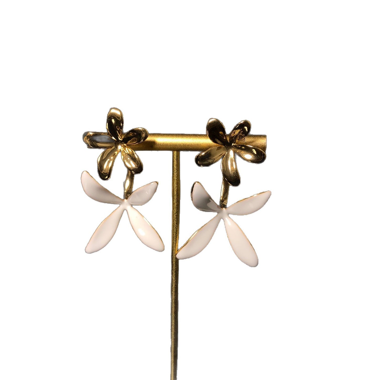 Trendy Flower Stud Earrings