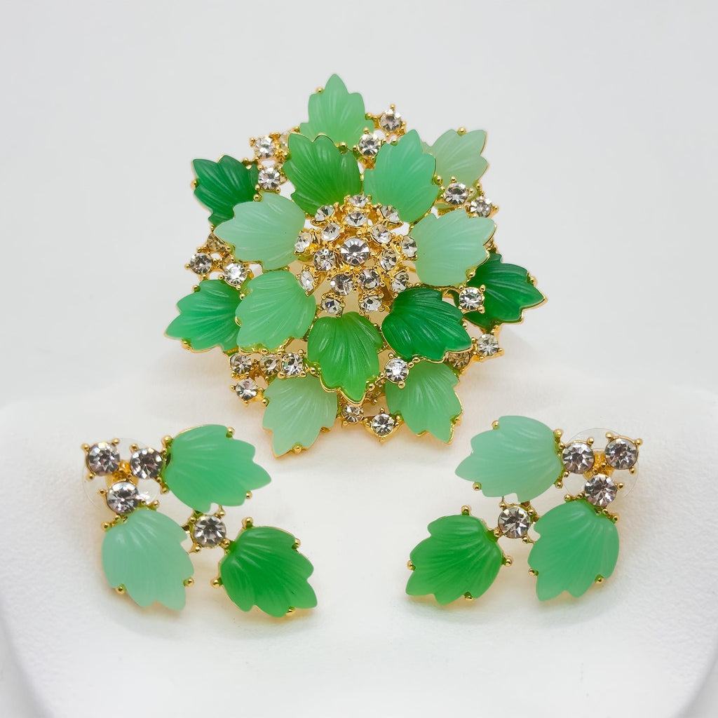 GIFTEEO Art Deco "Bohème II" | Art Deco Geometric Symmetry Crystal Brooch - Handcrafted Luxury Jewelry