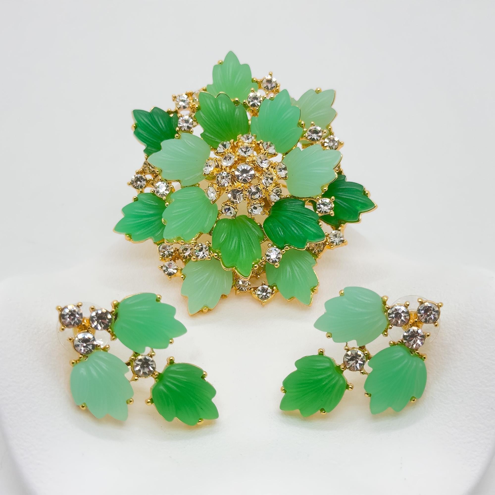 GIFTEEO Art Deco "Bohème II" | Art Deco Geometric Symmetry Crystal Brooch - Handcrafted Luxury Jewelry