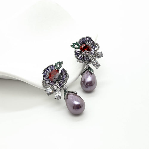 GIFTEEO Art Deco "Charme" | Baroque/Renaissance Irregular Pearls Opulent Pearl Ring - Handcrafted Luxury Jewelry