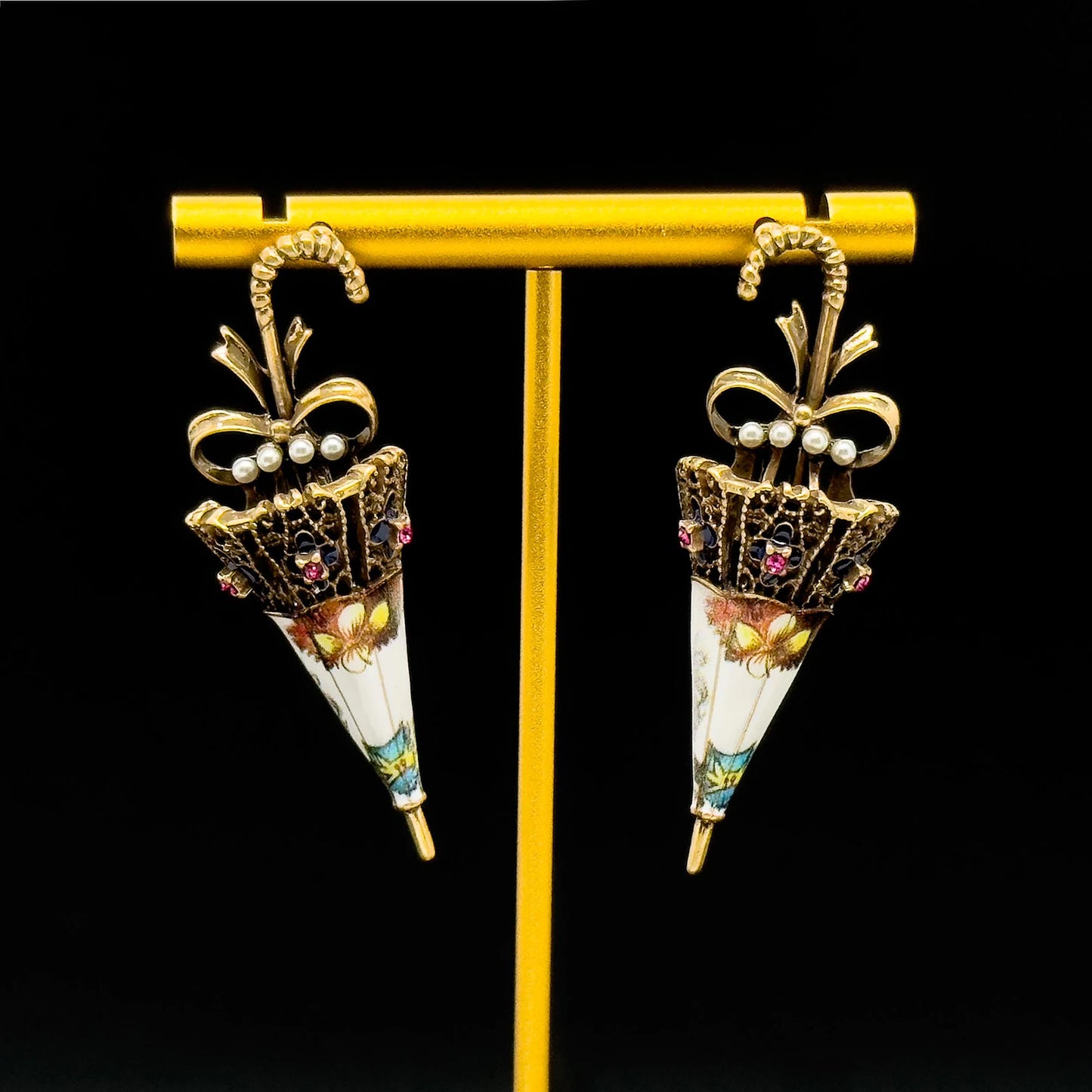 Creative Vintage Umbrella Earrings