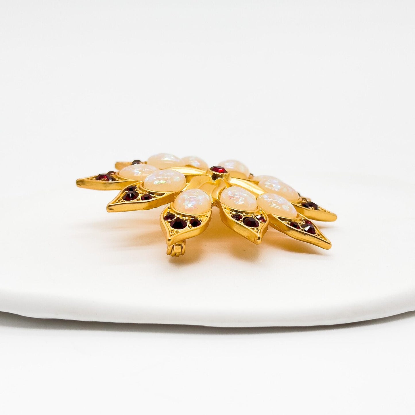 Vintage Art Deco Sunflower Flower Brooch