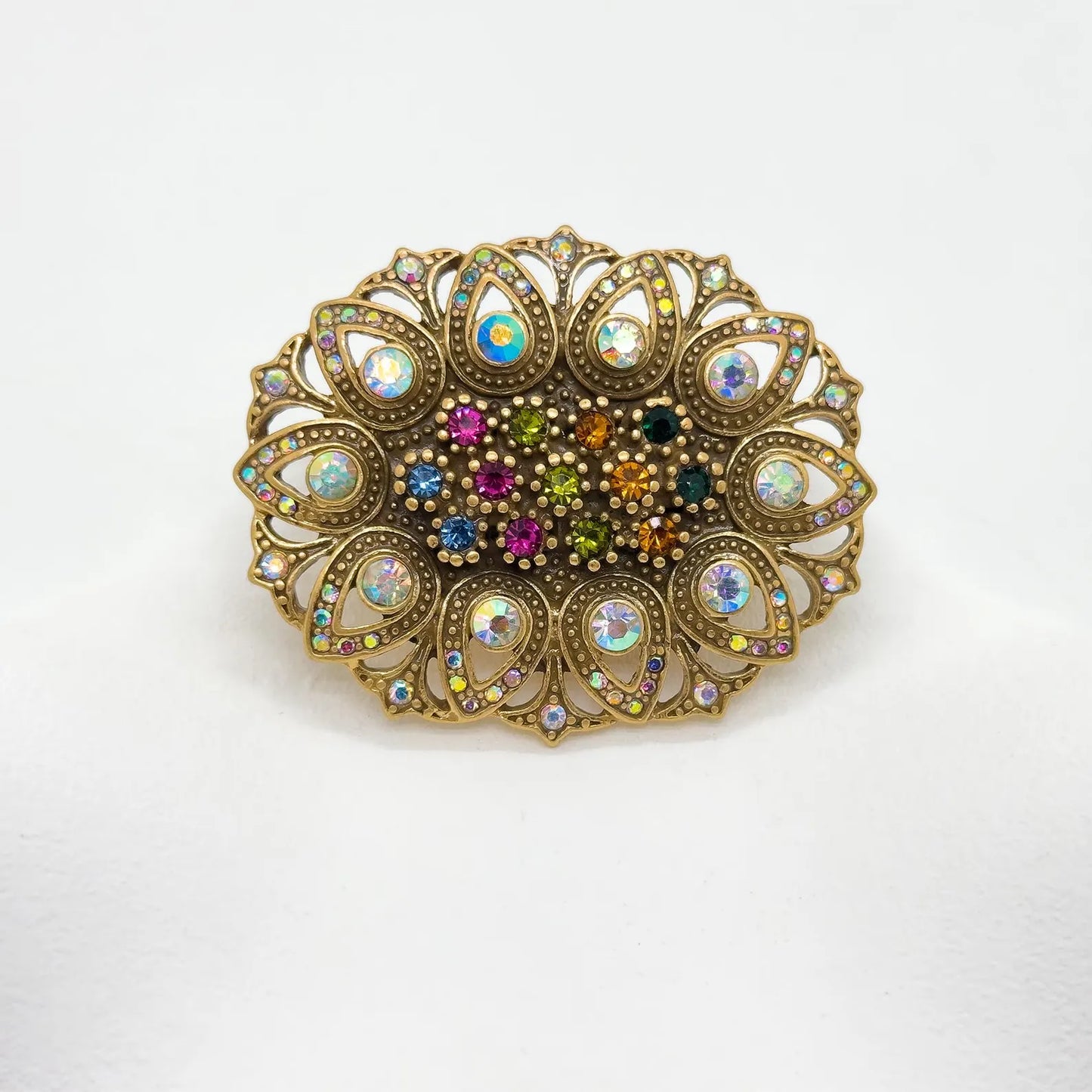 Vintage Art Deco Elegant Flower Brooch