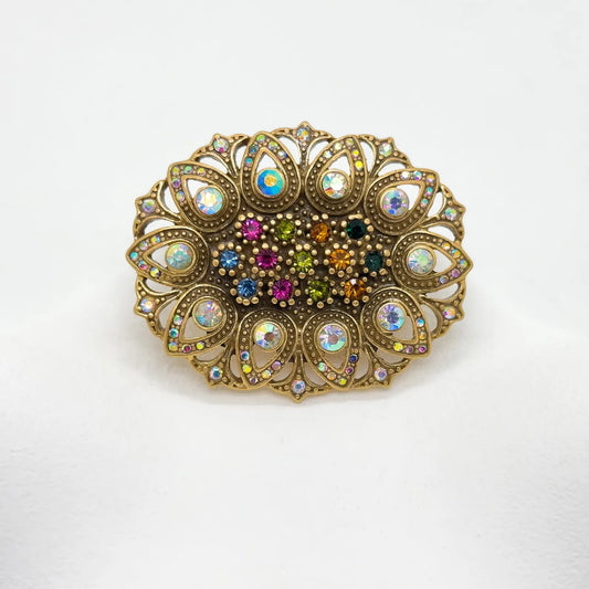Vintage Art Deco Elegant Flower Brooch