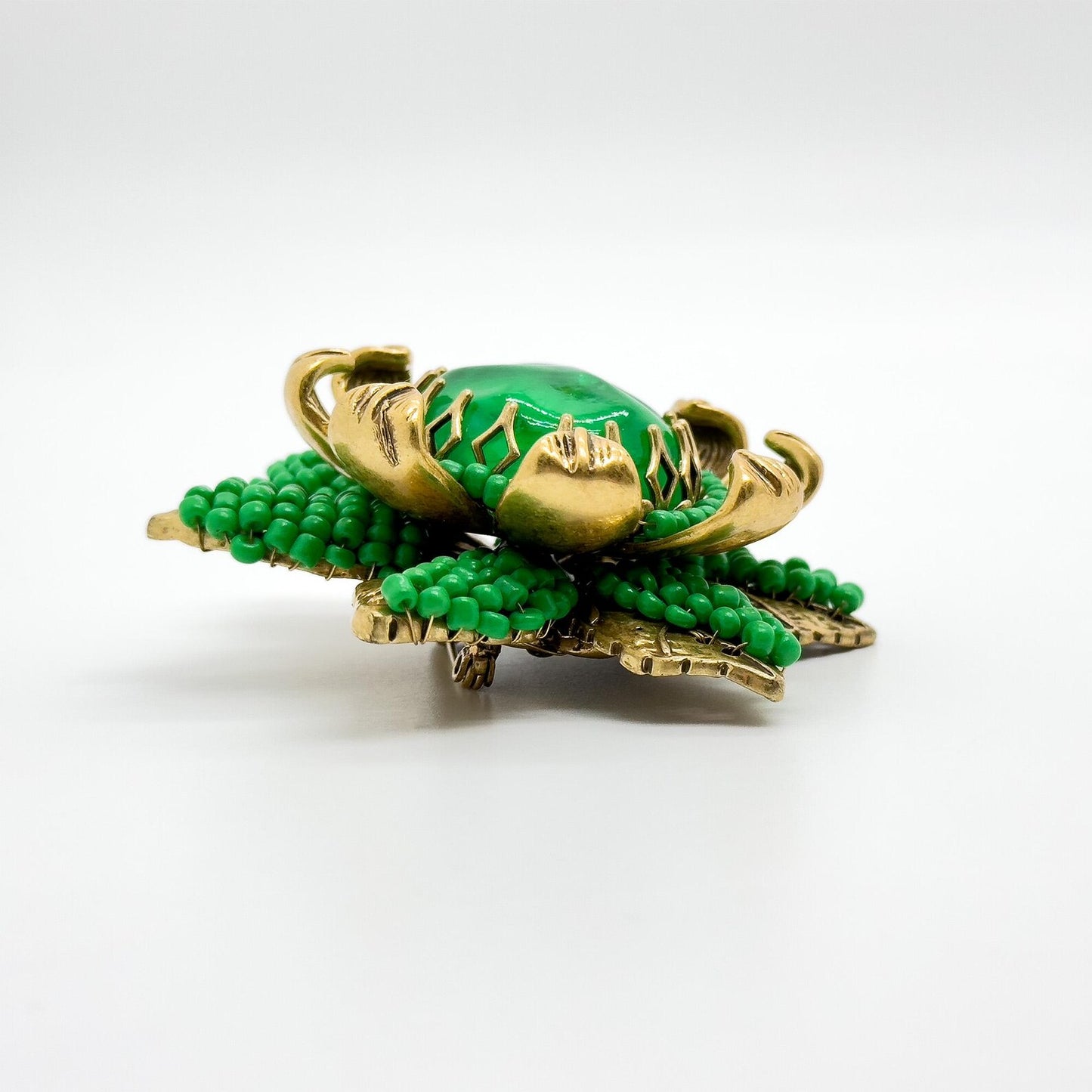 Vintage Art Deco Sunflower Brooch