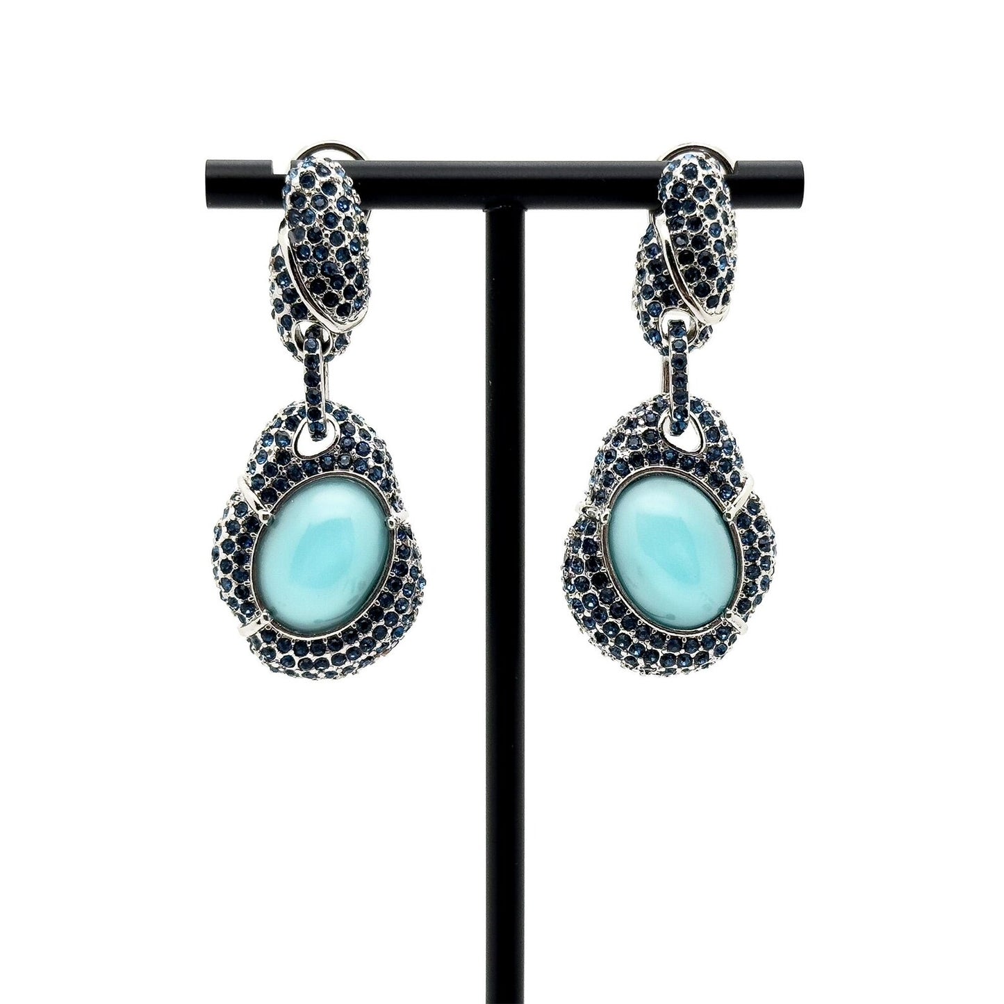 Vintage Art Deco Turquoise Earrings