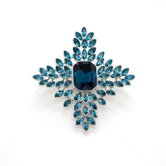 French Vintage Leaf Art Brooch