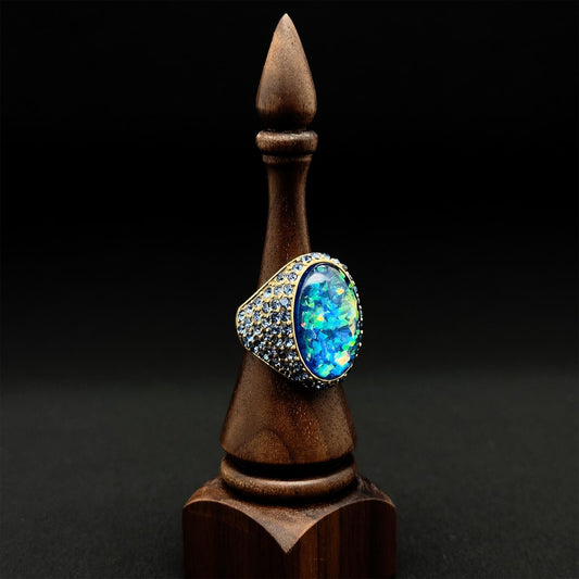 Vintage Art Deco Crystal Ring