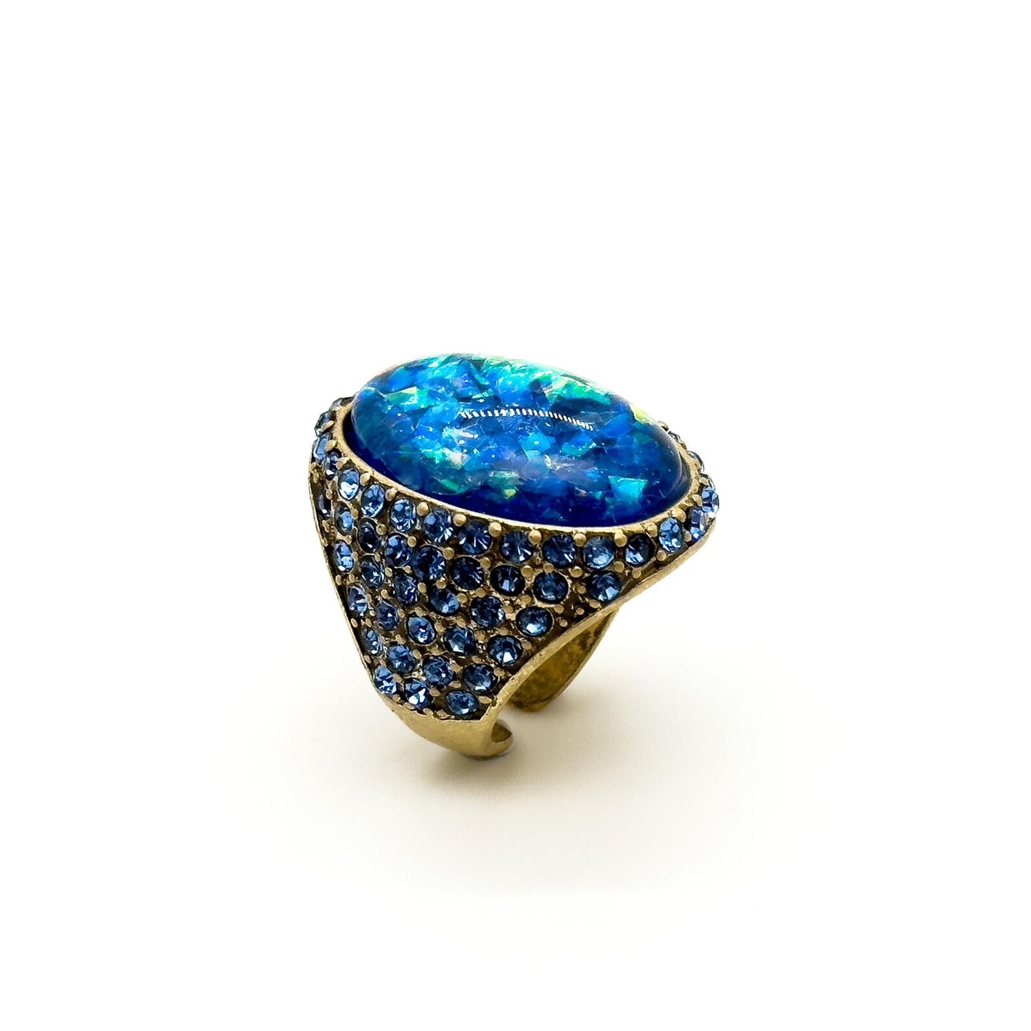 Vintage Art Deco Crystal Ring