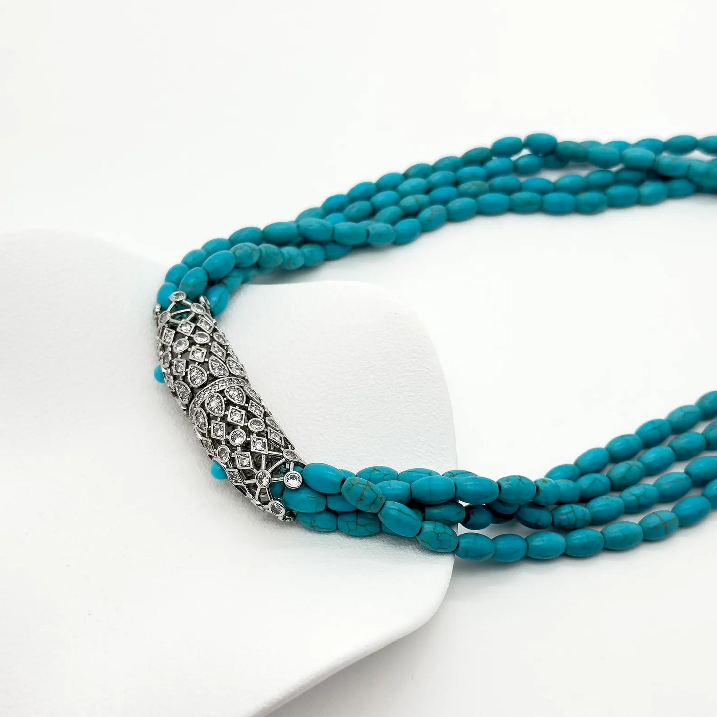 Vintage Art Deco Turquoise Necklace