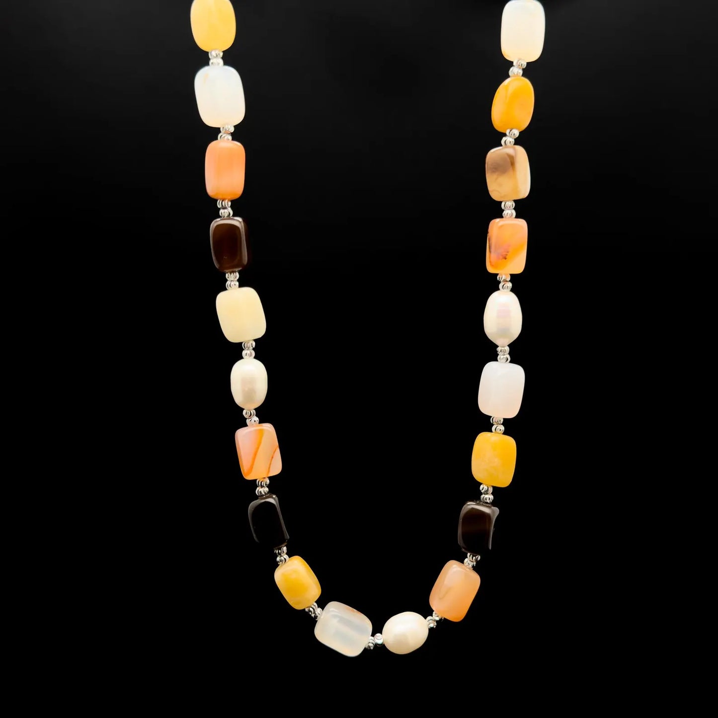 Vintage Art Deco Gemstone Necklace