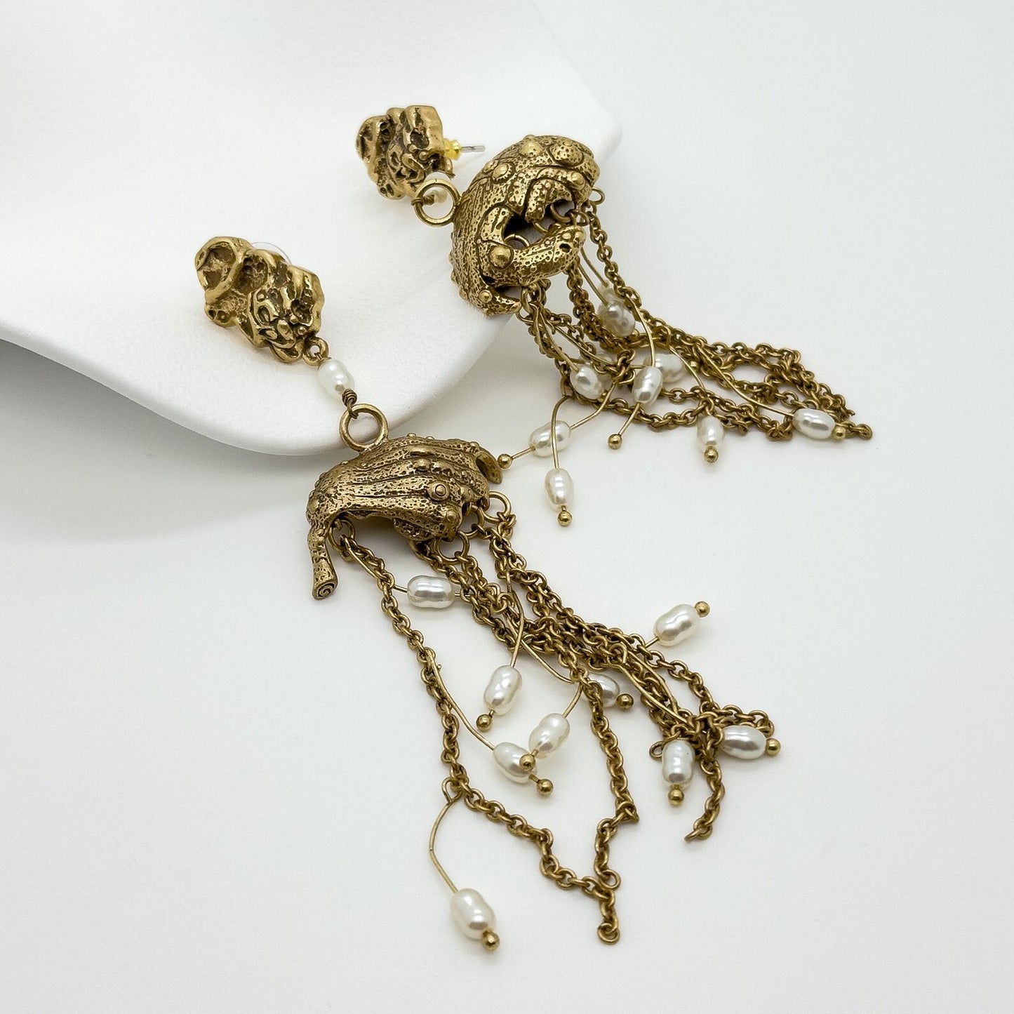 Tribal Art Deco Tassel Earrings