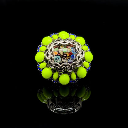 Vintage Art Deco Green Enamel Resin Brooch Elegant Gift Pin