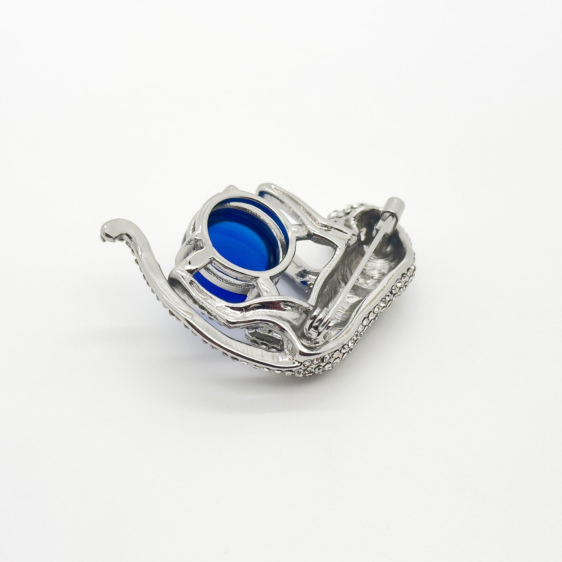 Luxury Leopard Brooch Rhinestone Crystal Animal Pin for Women