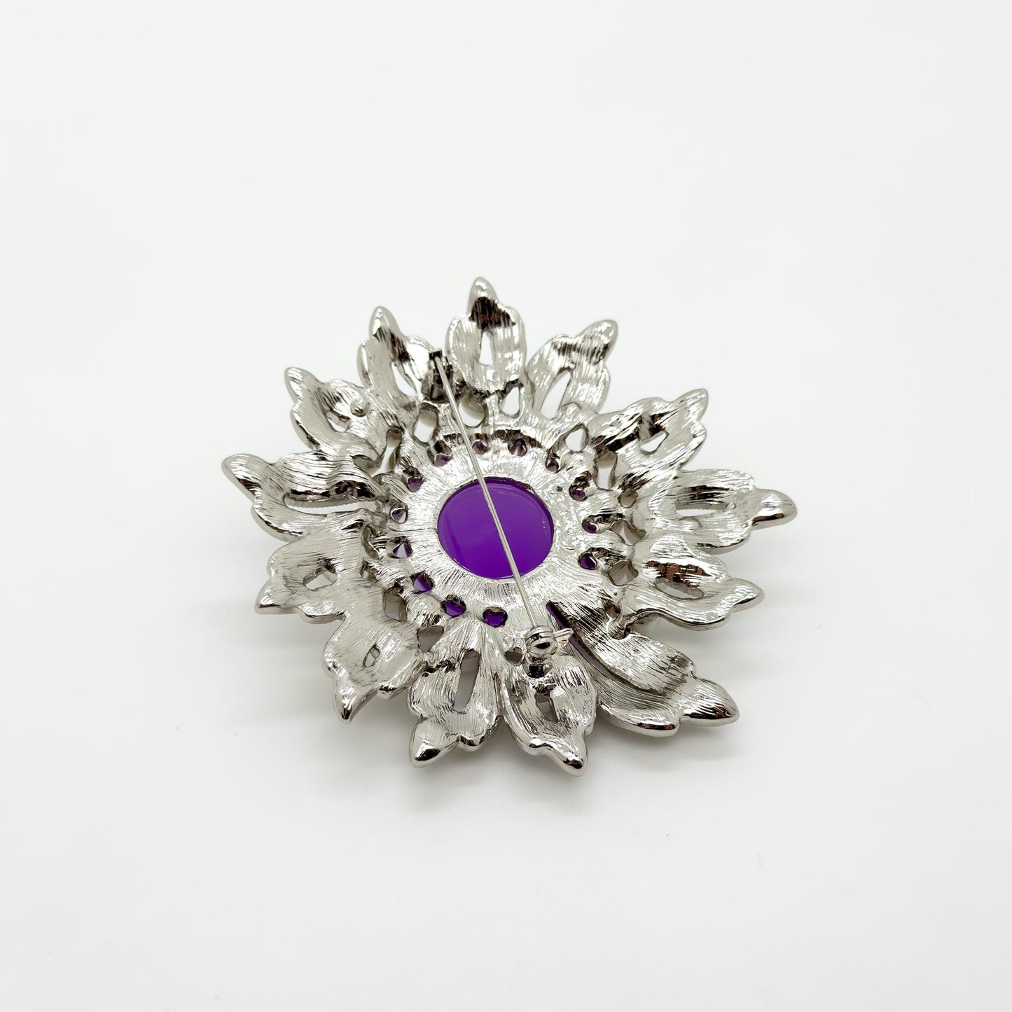 French Vintage Sunflower Brooch and Earrings Jewellery Gift Set