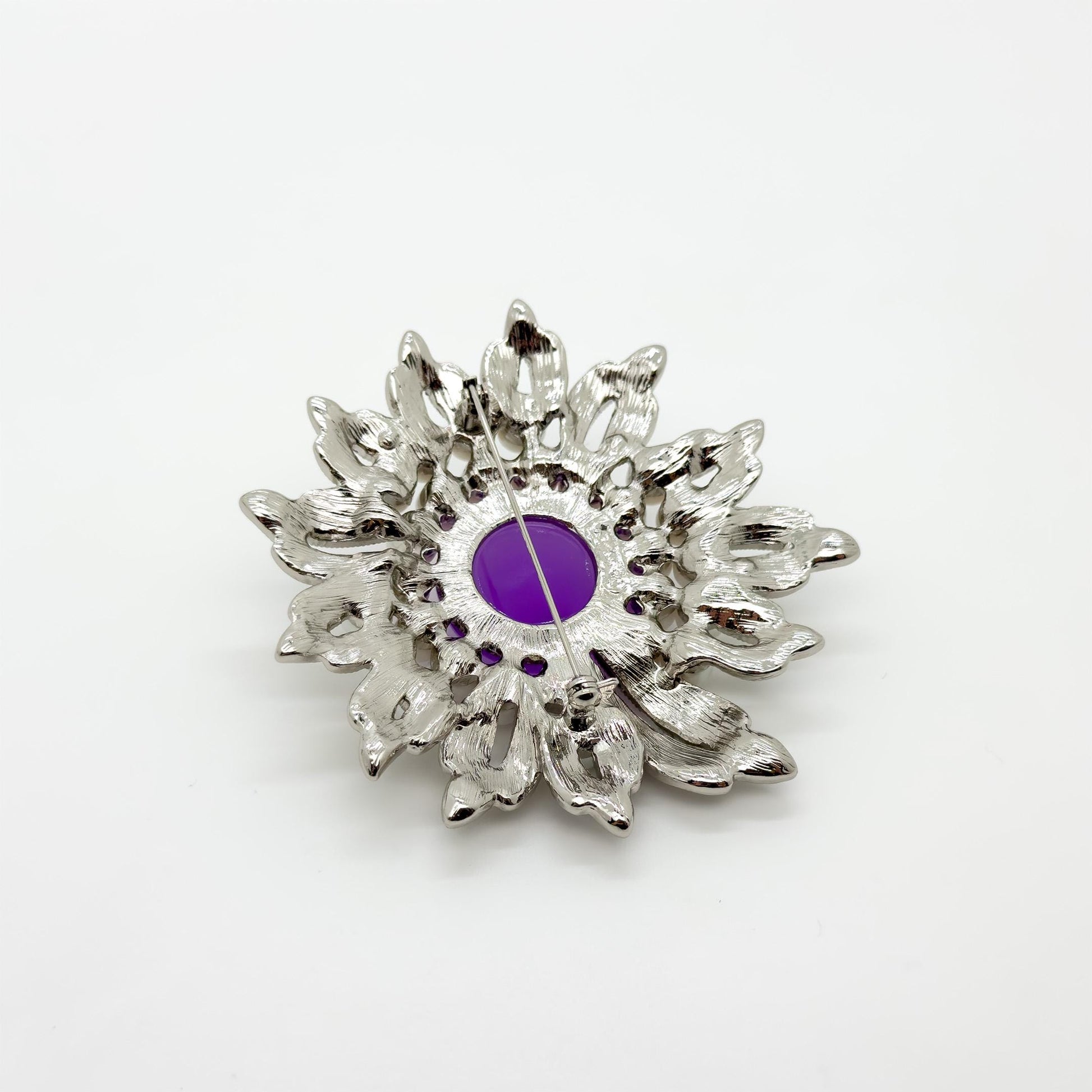 French Vintage Sunflower Brooch and Earrings Jewellery Gift Set