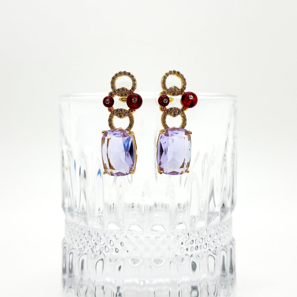 French Vintage Art Deco Necklace and Earrings Bridal Jewellery Set