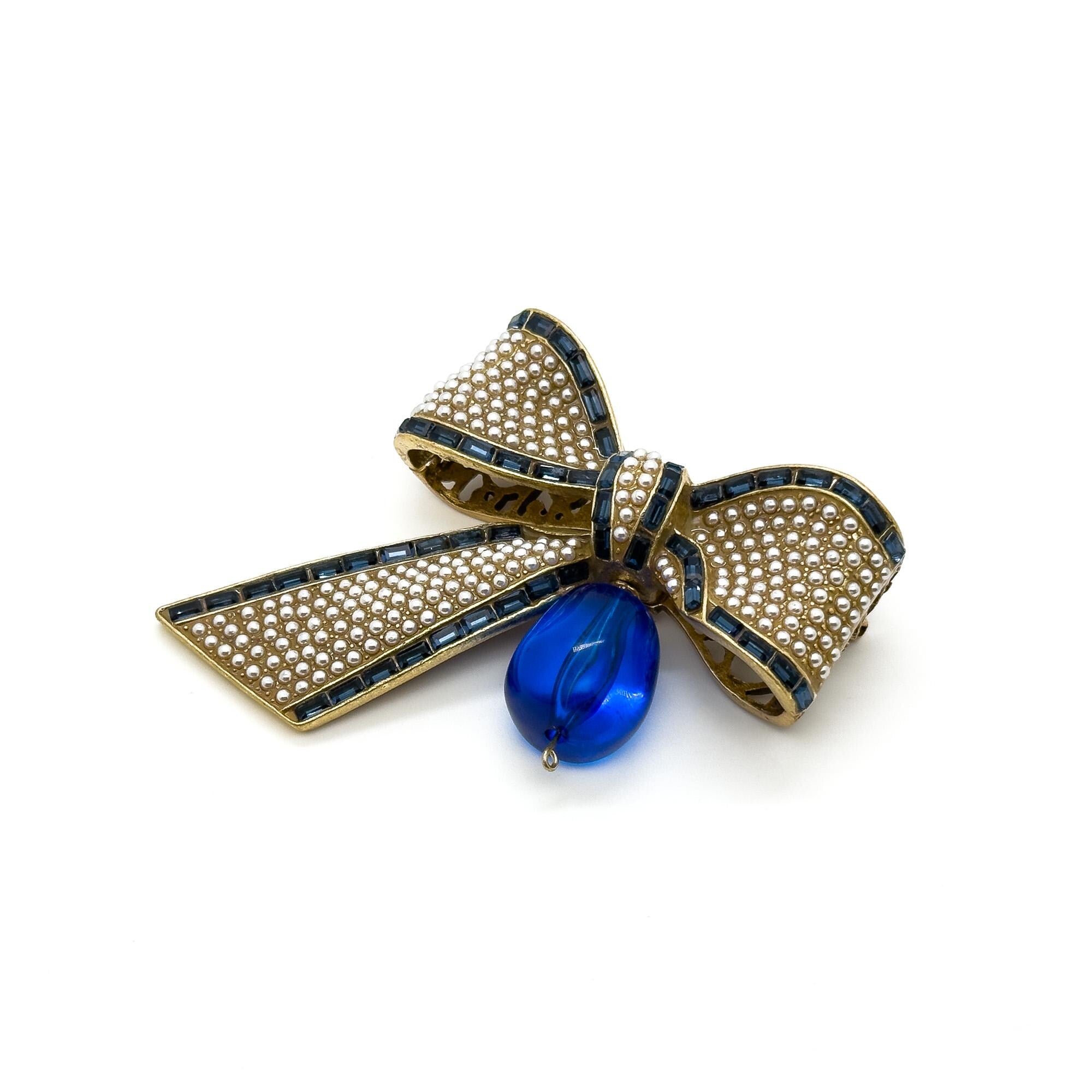 "Perséphone" | Art Deco Geometric Symmetry Faceted Crystal Brooch