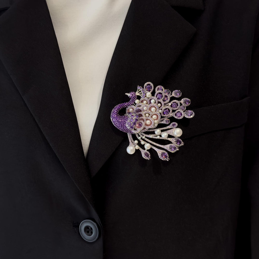 "Radiant Totem Brooch 2" | Art Deco Geometric Symmetry Statement Brooch