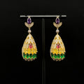 Le Jardin Exotique — Art Deco Multicolored Gemstone Dangle & Drop EarringThe Ultimate Finisher: Vintage-Inspired Geometric Symmetry Statement Earring